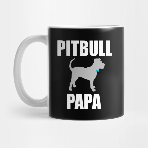 Pitbull Papa, Pitbull Dad, Pittie Dad, Pittie Papa by sockdogs